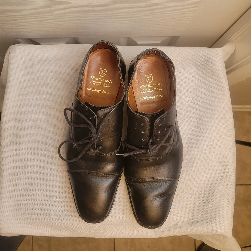 Allen Edmonds Boulevard Cap Toe Dress Shoe Size11